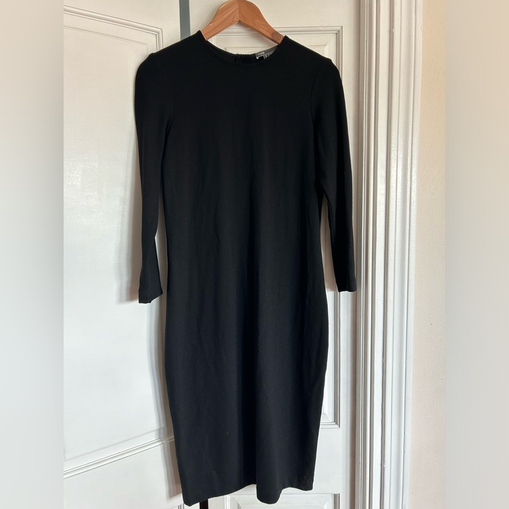 Vince stretchy midi sheath dress